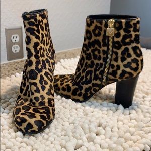 Michael Kors Cheetah ankle boots